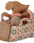 Baby mouse in carry cot - Maileg