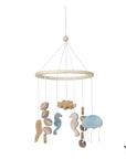 Wooden Cot Mobile, FSC 100% – Sea Garden