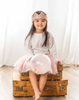 Tutu skirt - Pink with gold polka dots