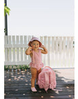 Reversible Pink Whale Hat M