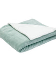 Sherpa Blanket - Mix & Match Collection: Sage Green / 75x100 cm