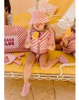 Reversible Stripes Bloom & Blush Hat