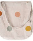 Tote bag, multi dots- one strap