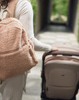 Diaper Bag Backpack Boucle - Naturel or Biscuit