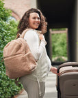 Diaper Bag Backpack Boucle - Naturel or Biscuit