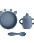 Elias silicone dinner set 3-pack - Various Colors Options