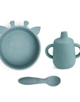 Elias silicone dinner set 3-pack - Various Colors Options