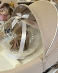Bunny plush, Medium - Cream Peach (with Personalised and Bobo Balloon option)