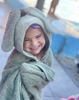 Hodded Towel – Junior Bunny (with Personalised Option)