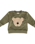 EMBROIDERED SWEATER – KIDS – NOOS TEA LEAF - SAVANNAH