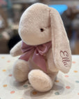 Bunny plush, Small - Powder with Personalised option and Bobo Balloon