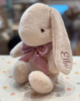 Bunny plush, Small - Latte with Personalised option and Bobo Balloon
