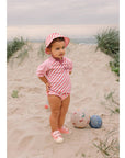 Reversible Stripes Bloom & Blush Hat