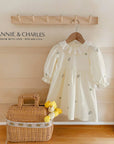 Annie&Charles🌸 Baby Bloomer/ Spring Floral Collar Dress