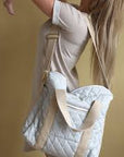 Changing Bag w/pram straps - OCS - Classic Stripes Blue