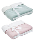 Sherpa Blanket - Mix & Match Collection: Sage Green / 75x100 cm