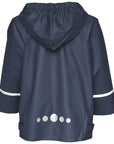 Rain SET- Jacket and Suspenders Marine Blue - Puddle Suit