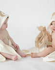 BABY BATH TOWEL WITH HOOD – BUNNY