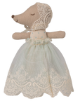 Baby mouse in gown - Mint
