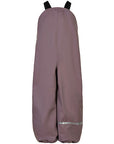 Rain pants with suspenders/fleece from CeLaVi (purple)