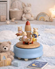 Bébli - Music Box - Wooden Music Box Flying Pig