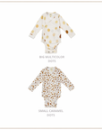 LONGSLEEVE WRAP BODYSUIT- GOTS-NOOS