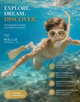 MELLO SNORKEL SET, lemon 🍋