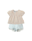 PORCELAIN T-SHIRT AND SHORTS SET FOR BABY GIRL