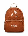 Nikki quilted bag - School bag - Summer Bag - Kindergarten Bag- Caramel Café