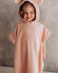 KIDS PONCHO WITH MOUSE EARS – GOTS – SS26