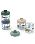 Dominique Baby Food Boxes - 4 Storage Boxes