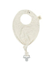 BIB WITH PACIFIER CLIP - SS25