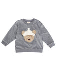Wooly Organic Embroidered Teddy Sweater – GOTS – AW26