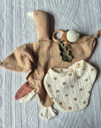 Soft Hydrophilic Goose Plush Toy For Babies - Brown
