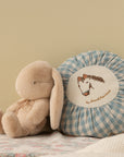 Bunny plush, Small - Latte with Personalised option and Bobo Balloon