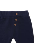 3-piece Rib-Knit Set in Navy