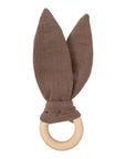 MUSLIN EARS WITH WOODEN RING
