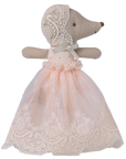 Baby mouse in gown - Powder