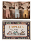 Triplets, Baby mice in matchbox - Checker