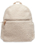 Diaper Bag Backpack Boucle - Naturel or Biscuit