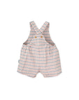 PORCELAIN GINGHAM DUNGAREES FOR BABY BOY