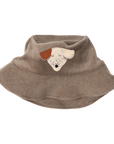 Embroidered Terry Fisherman Brown Hat / Dog - GOTS - SS26