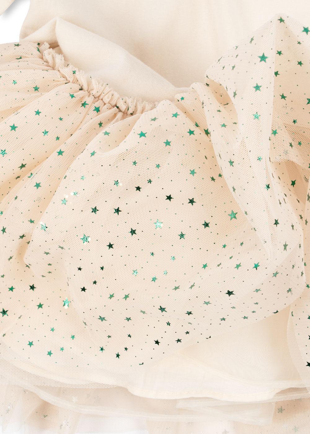 FAIRY BALLERINA DRESS - Green Stars - Konges Slojd Chloe's Closet Malta FAIRY BALLERINA DRESS - Green Stars - Konges Slojd Chloe's Closet Malta