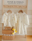 Annie&Charles🌸 Baby Bloomer/ Spring Floral Collar Dress