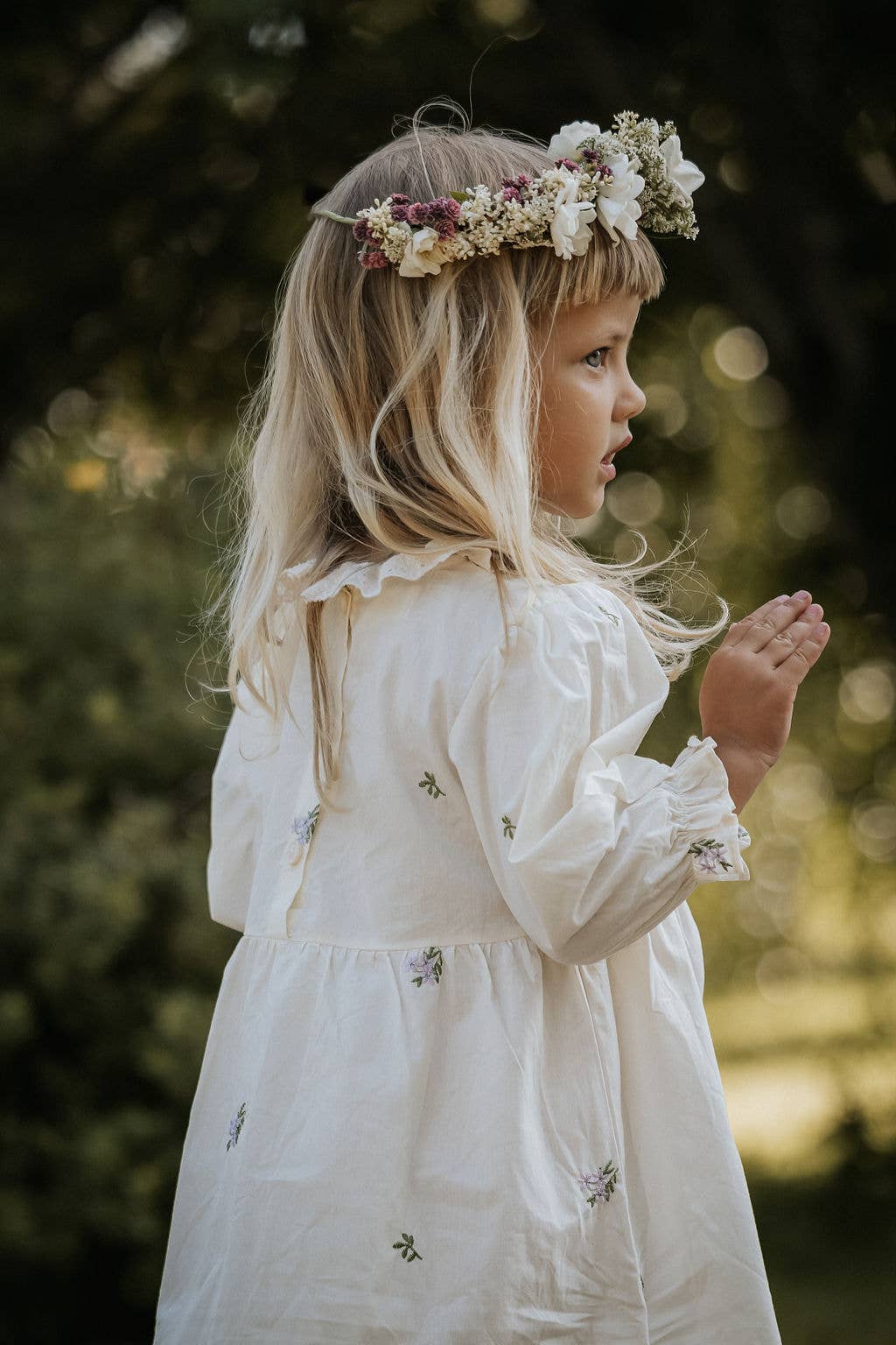 Annie&amp;Charles🌸 Baby Bloomer/ Spring Floral Collar Dress