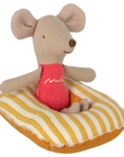 Rubber boat, Small mouse - Red stripe - Maileg mouse