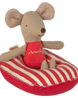 Rubber boat, Small mouse - Red stripe - Maileg mouse