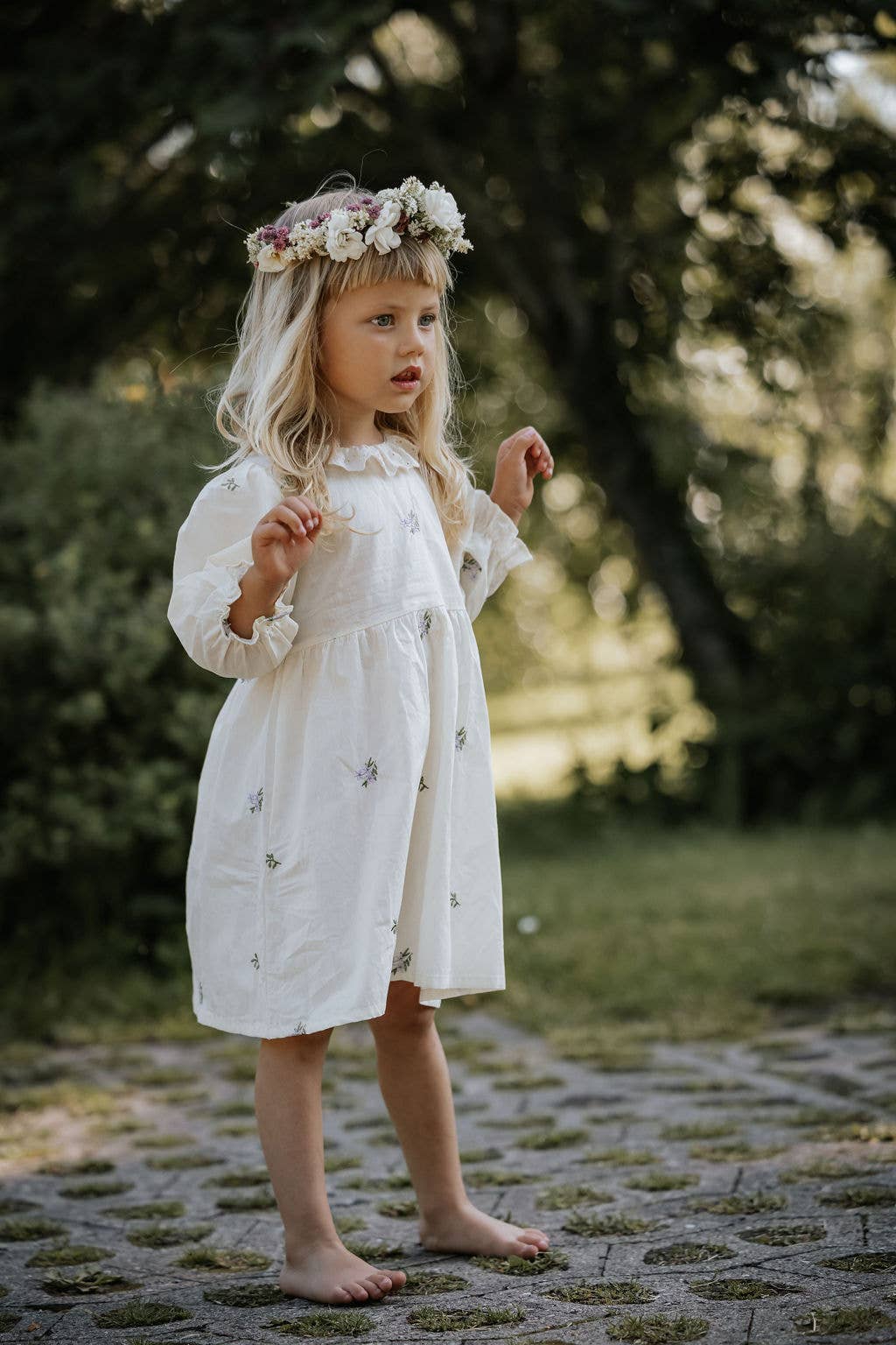 Annie&amp;Charles🌸 Baby Bloomer/ Spring Floral Collar Dress