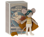 Super hero mouse, Little brother in matchbox Maileg