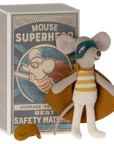 Super hero mouse, Little brother in matchbox Maileg